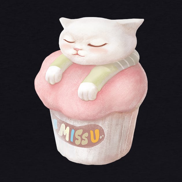 Cute Kitten Cupcake by zkozkohi